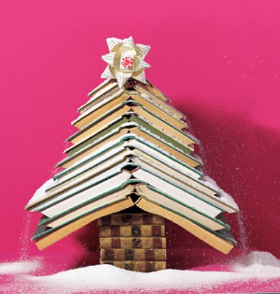 book christmas tree